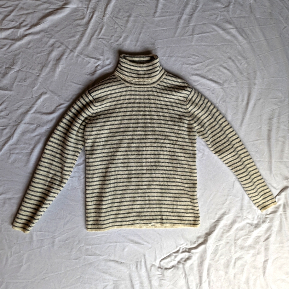Chaus Wool/Angora Striped Sweater